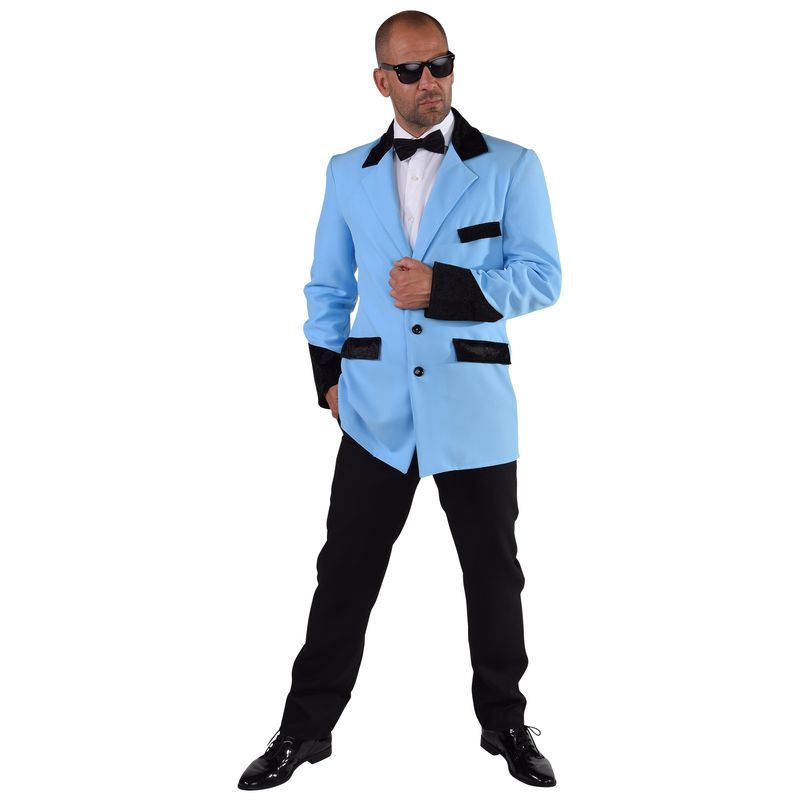 Rock'n Roll Sakko Hellblau Herren