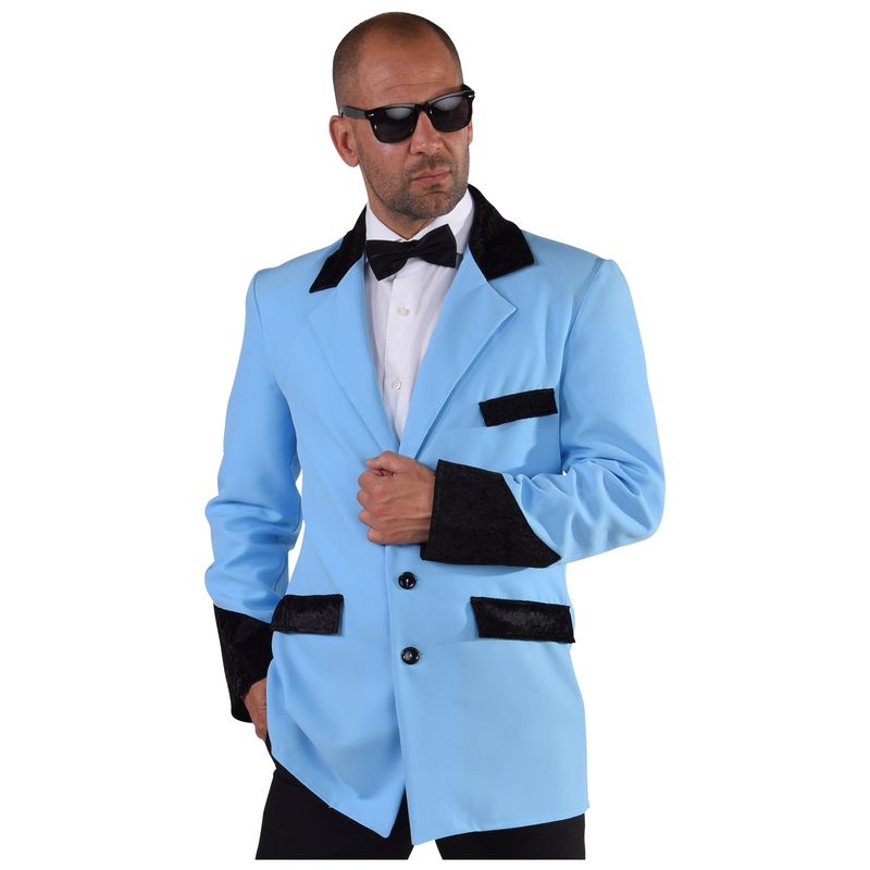 Rock'n Roll Sakko Hellblau Herren