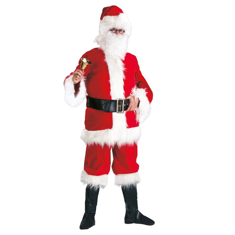 Kostüm Weihnachtsmann Deluxe 5-tlg. Rot Herren