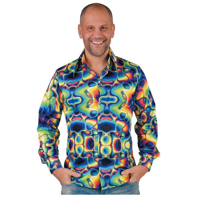 Overhemd Party Groovy Colour Mannen
