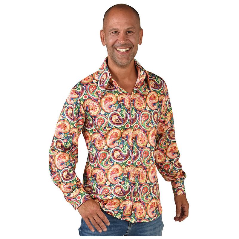 Overhemd Party Kashmir Orange Mannen