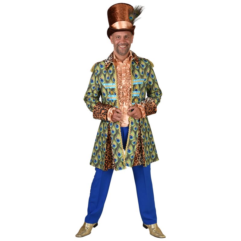 Mantel Pfauenfeder-Design Herren