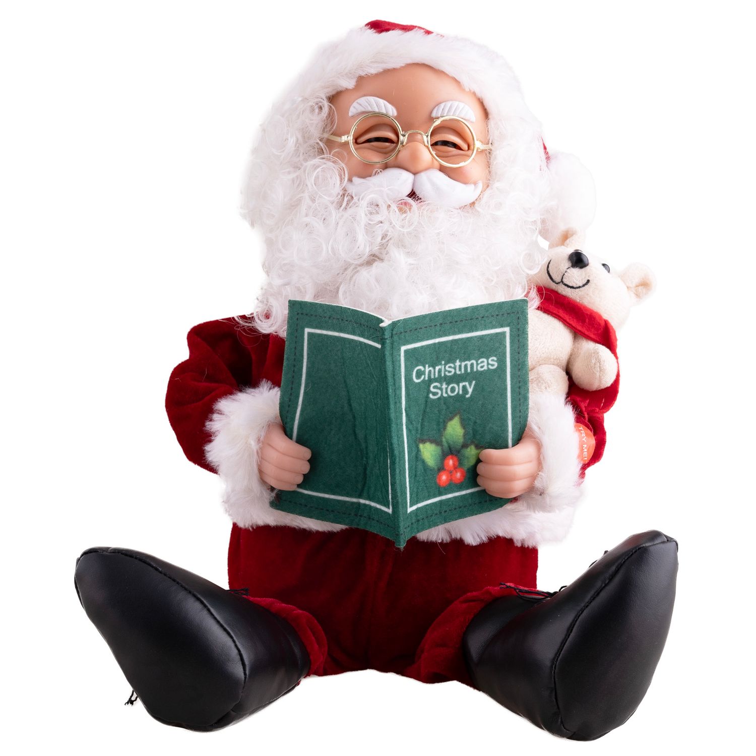 Sitzender Weihnachtsmann 35cm Animatronic Sitzender Weihnachtsmann 35cm Animatronic