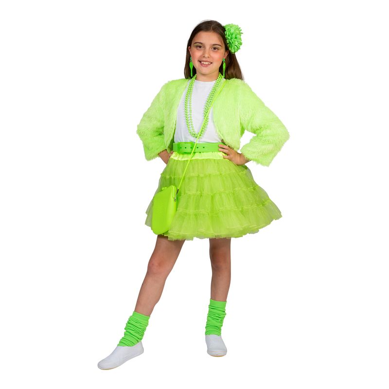 Petticoat Glitzer Grün Kinder
