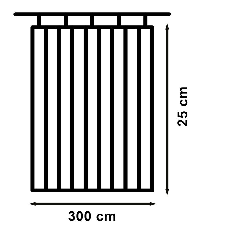 Foliengirlande Metallic 6 Farben 25cm