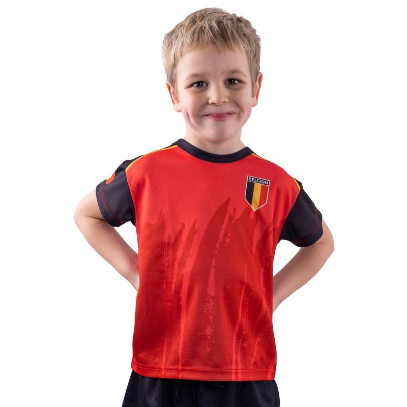 T-Shirt Belgien Trikot rot Gr. 116