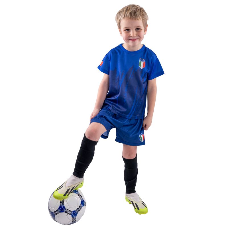 Set T-Shirt und Shorts Italien blau Gr. 140