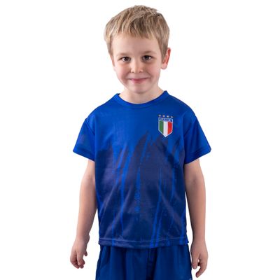 T-Shirt Italien Trikot blau Gr. 164