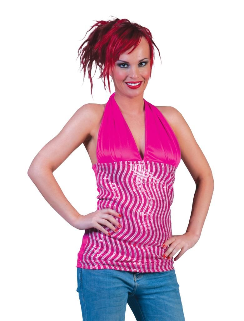 Halter top roze
