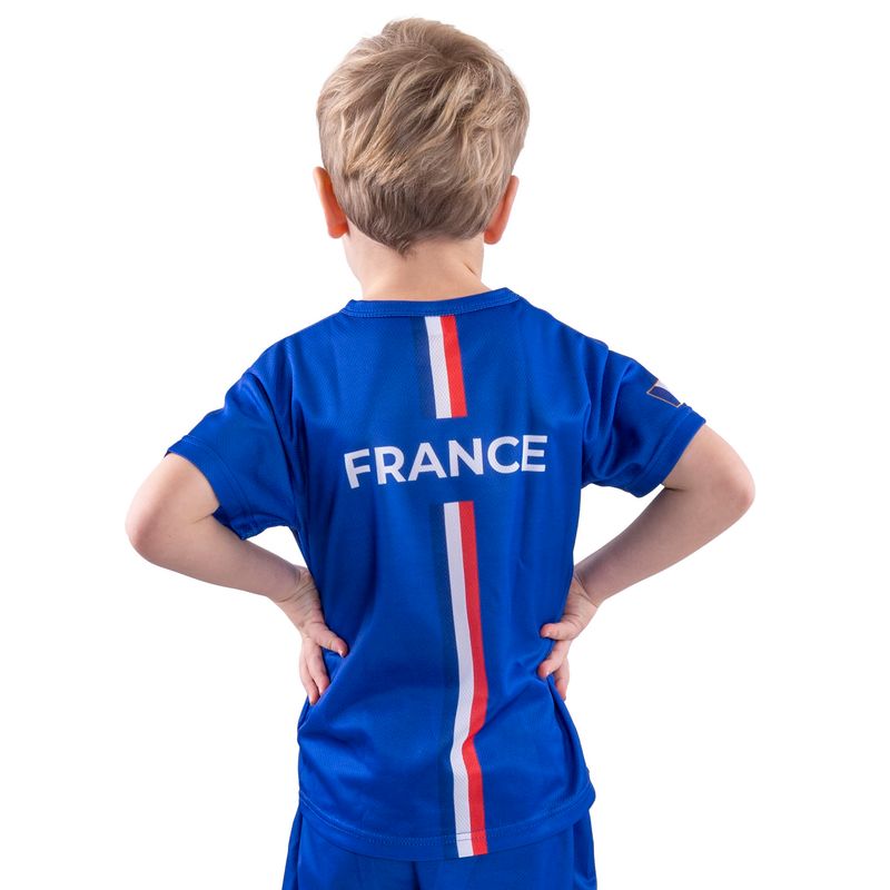 T shirt Frankreich Tricot blau Gr 140