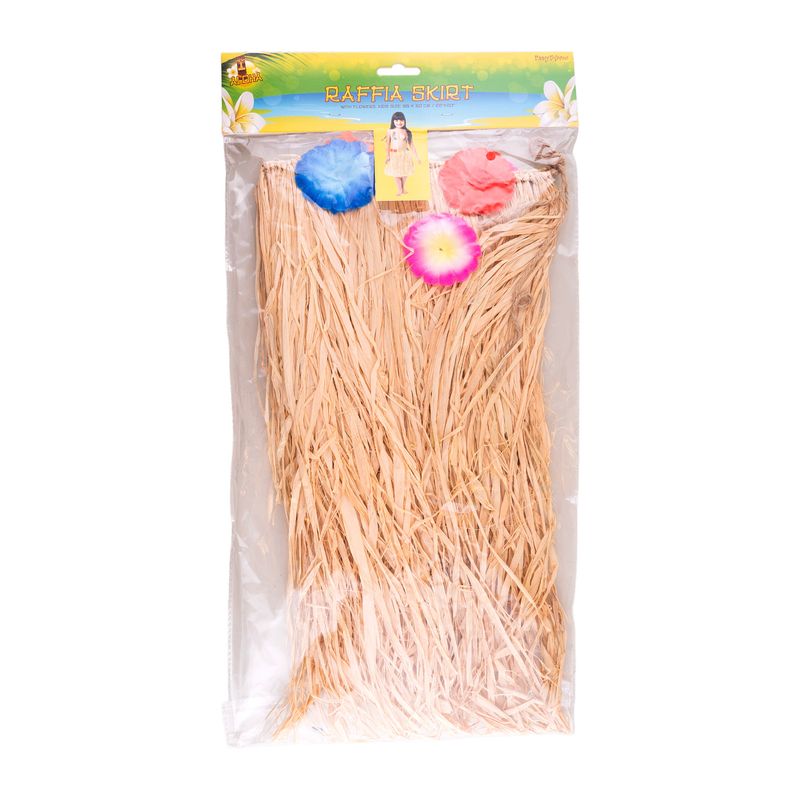 Rock Hawaii mit Blumen child raffia