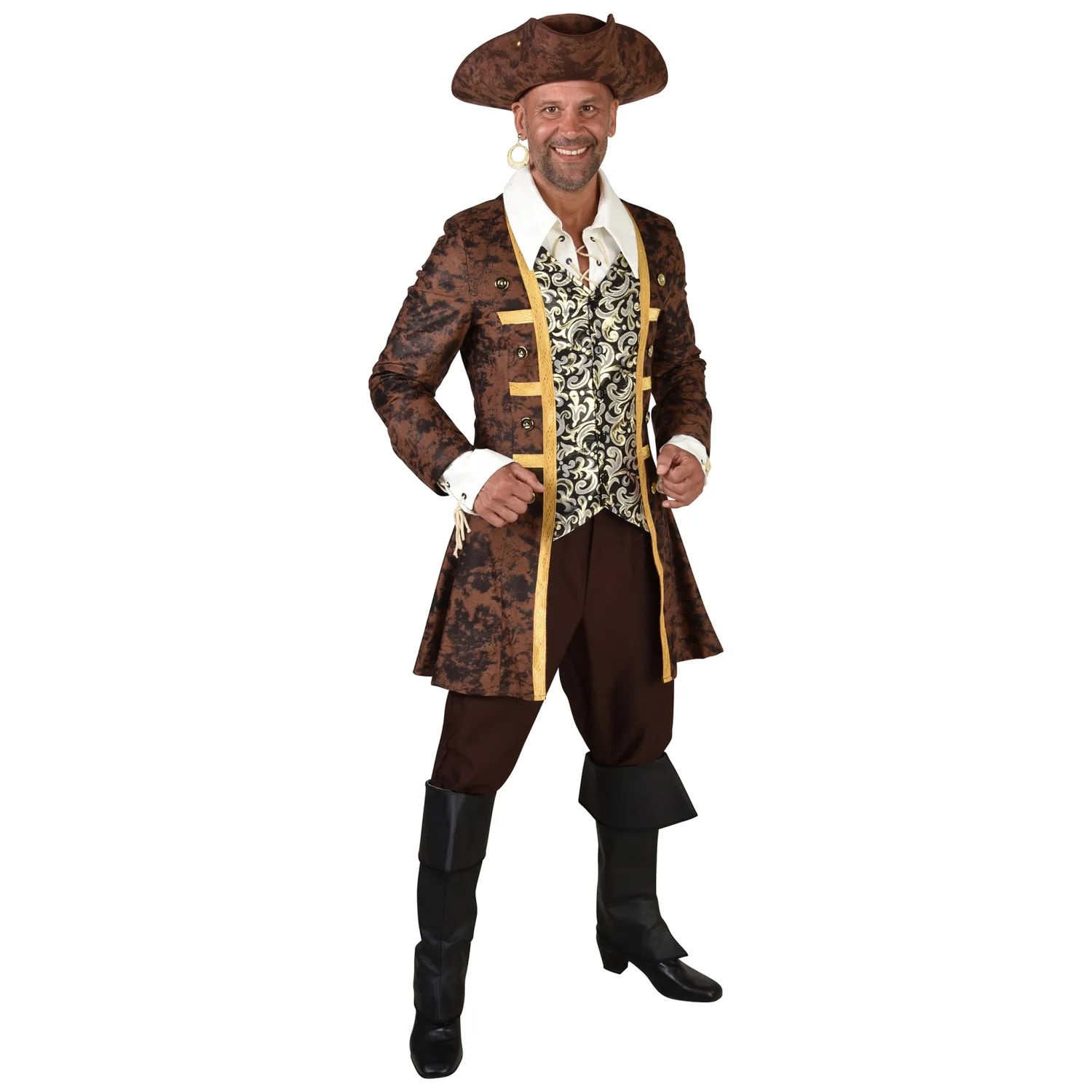 Pirat Francis Drake 2-tlg. Herren