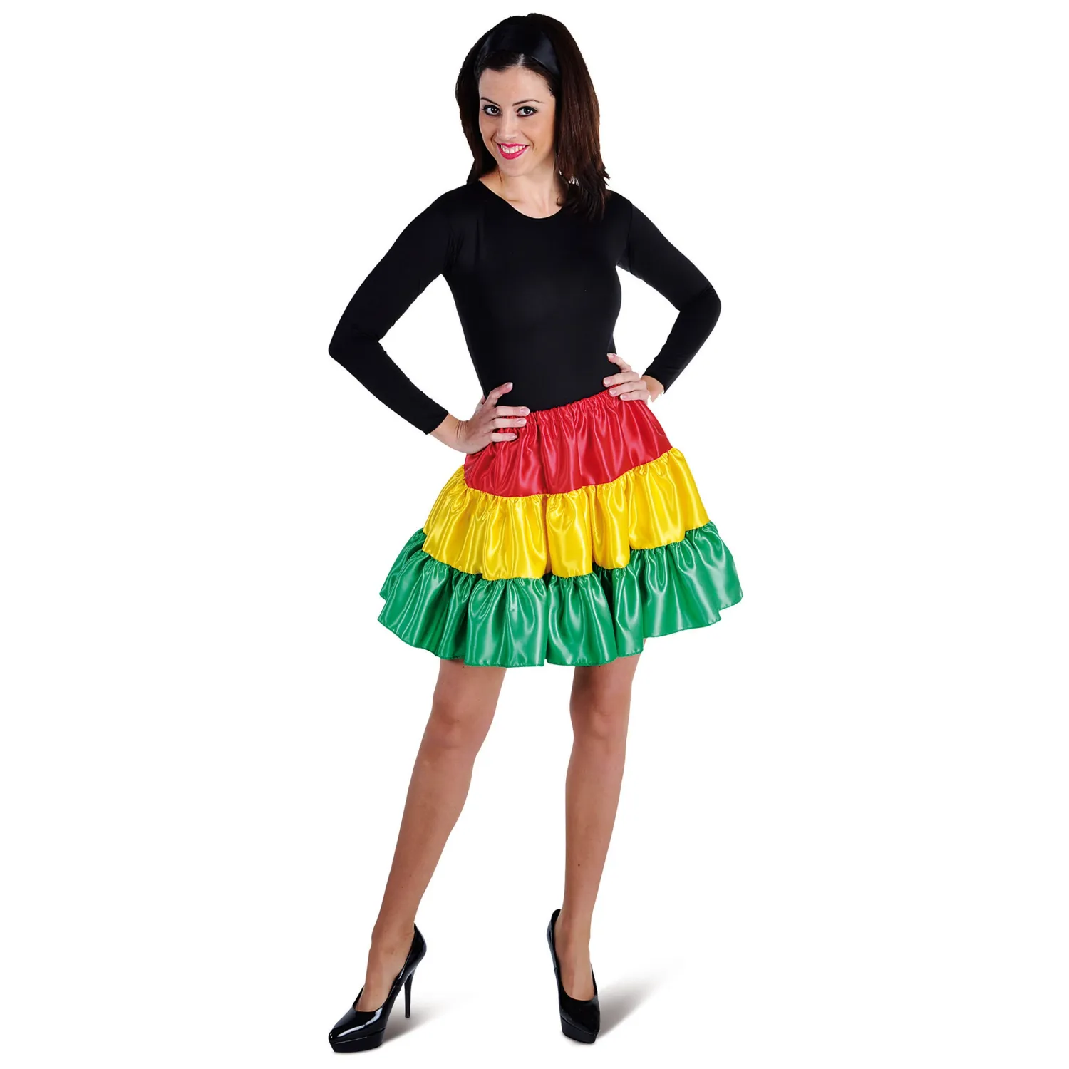 Volangen Rok Carnaval RGGr. Vrouwen Volangen Rok Carnaval RGGr. Vrouwen