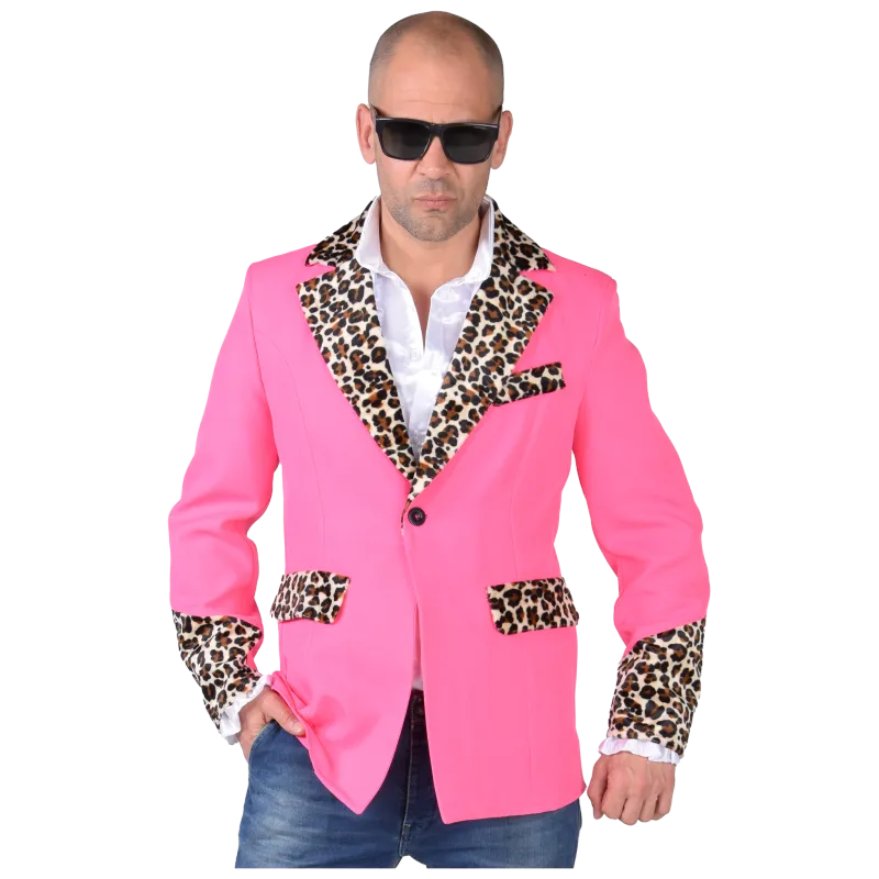 Sakko Pink Leopard Herren