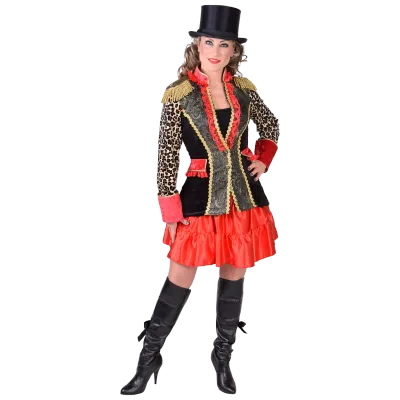 Jacke Zirkusdompteur Leopard Damen
