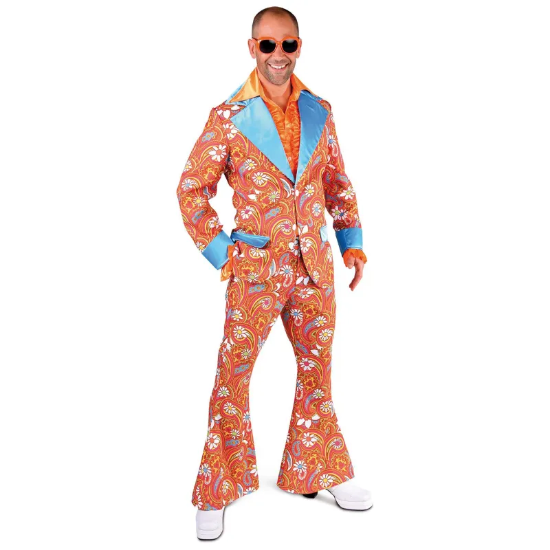 Hippy Suit Paisley Mannen