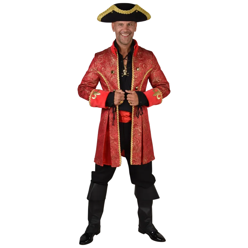 Mantel Brokat Rot Herren