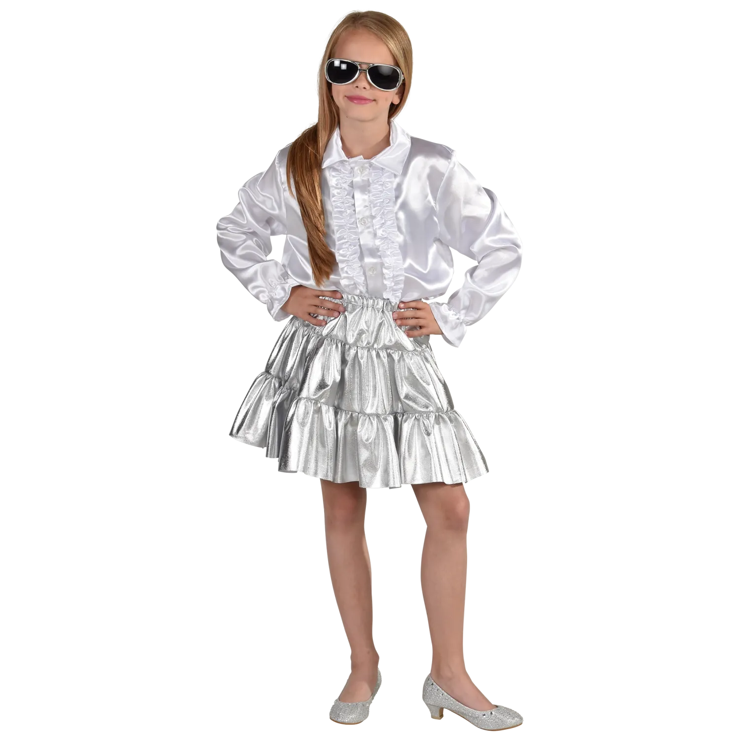 Rokje Folie Zilver Meisjes
