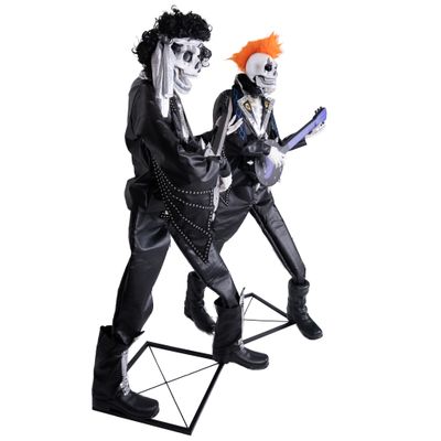 Punkrock-Skelett-Duo 185cm Animatronic
