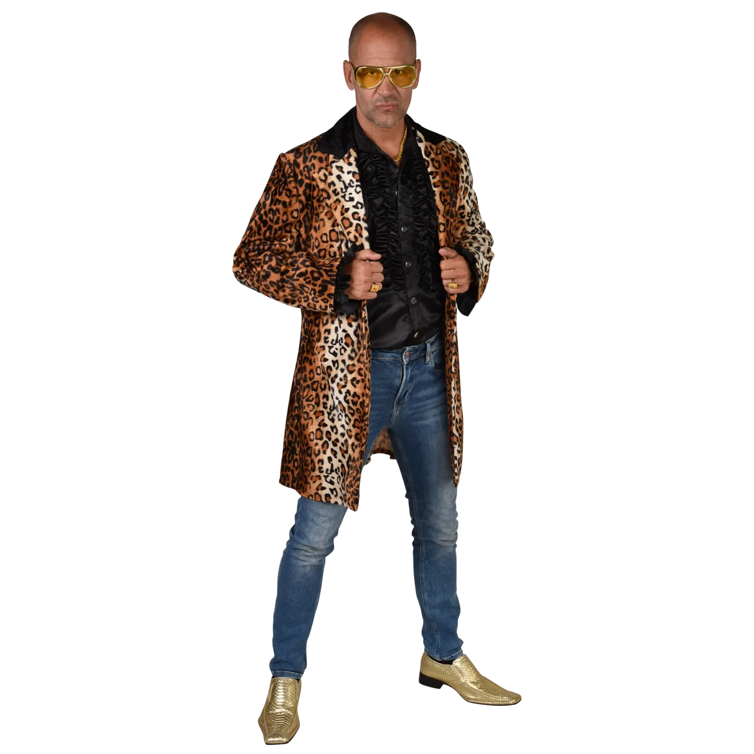 Pimp Mantel leopard Herren Pimp Mantel leopard Herren
