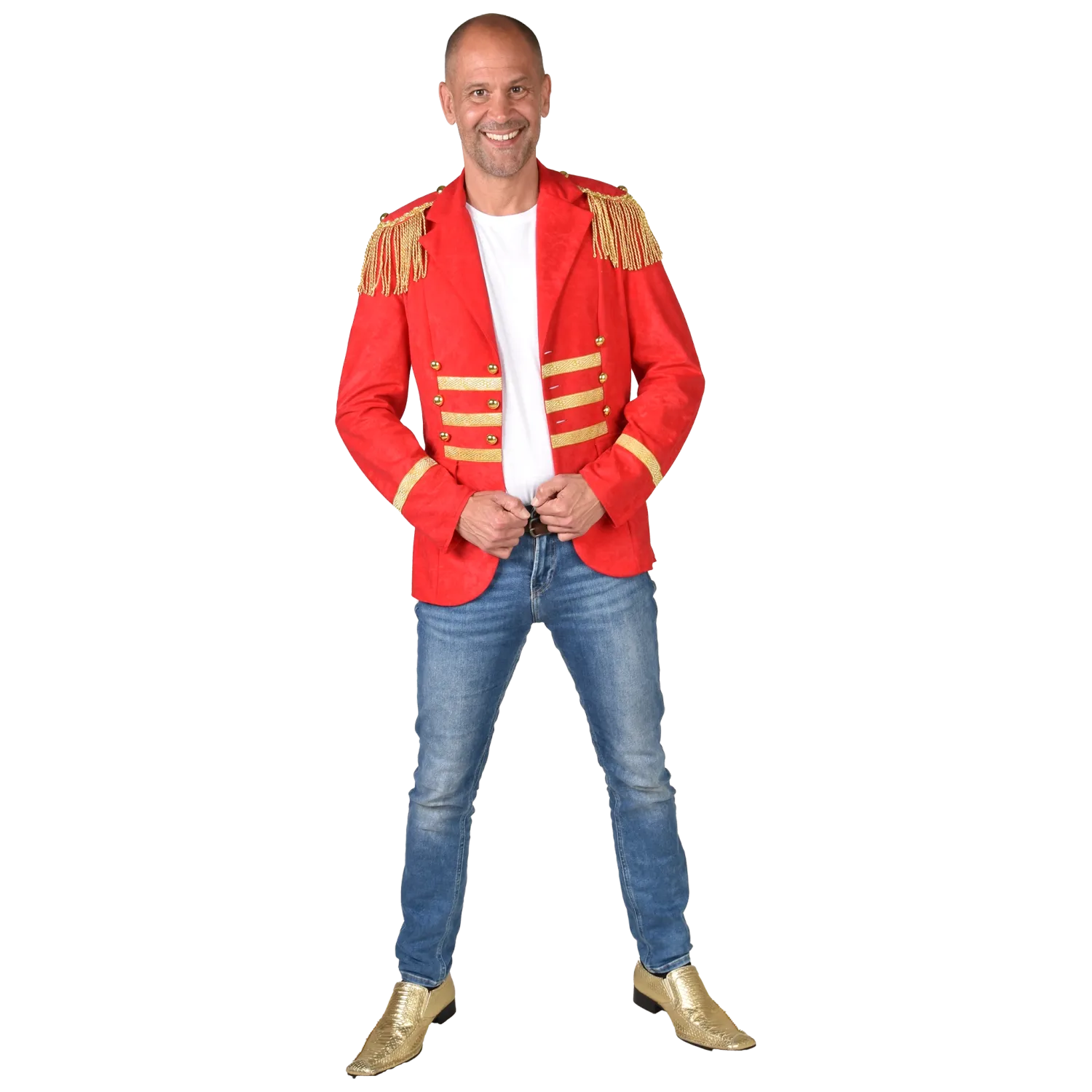 Rote Jacke Zirkusdirektor Herren