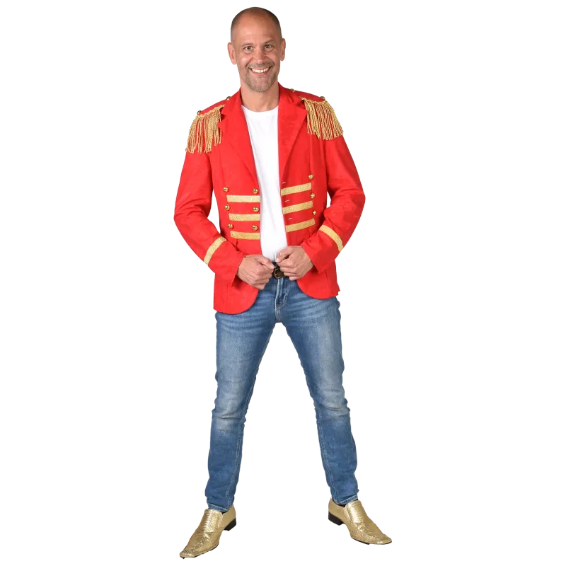Rote Jacke Zirkusdirektor Herren Rote Jacke Zirkusdirektor Herren