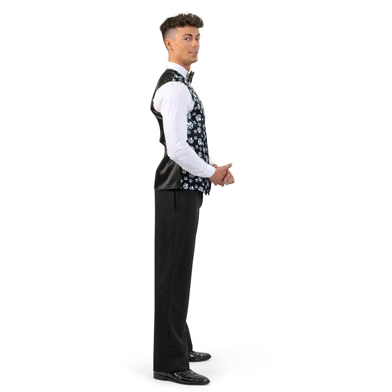 Gilet Casino Dobbelstenen Zwart/wit Mannen