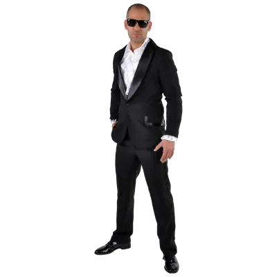 Smoking Anzug Tony Schwarz Herren Smoking Anzug Tony Schwarz Herren