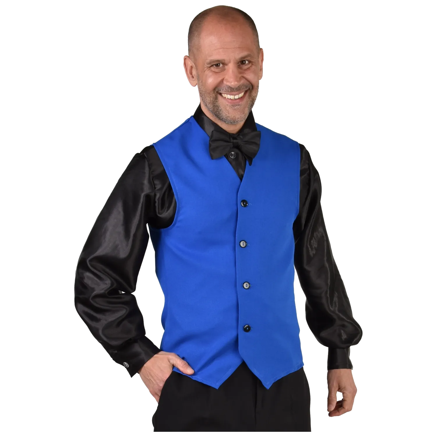 Weste Franky Uni Blau Herren