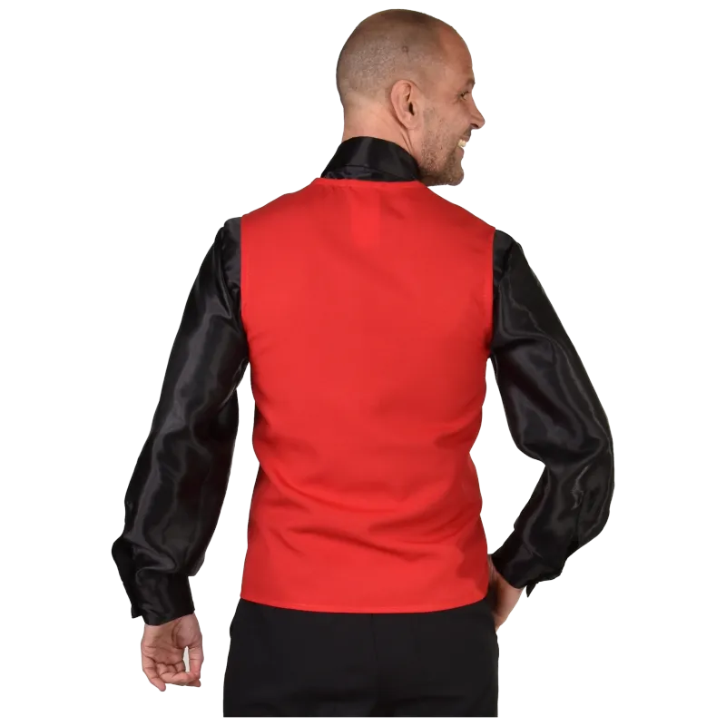 Weste Franky Uni Rot Herren