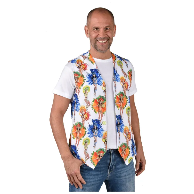 Gilet Braziliaans Carnaval Mannen