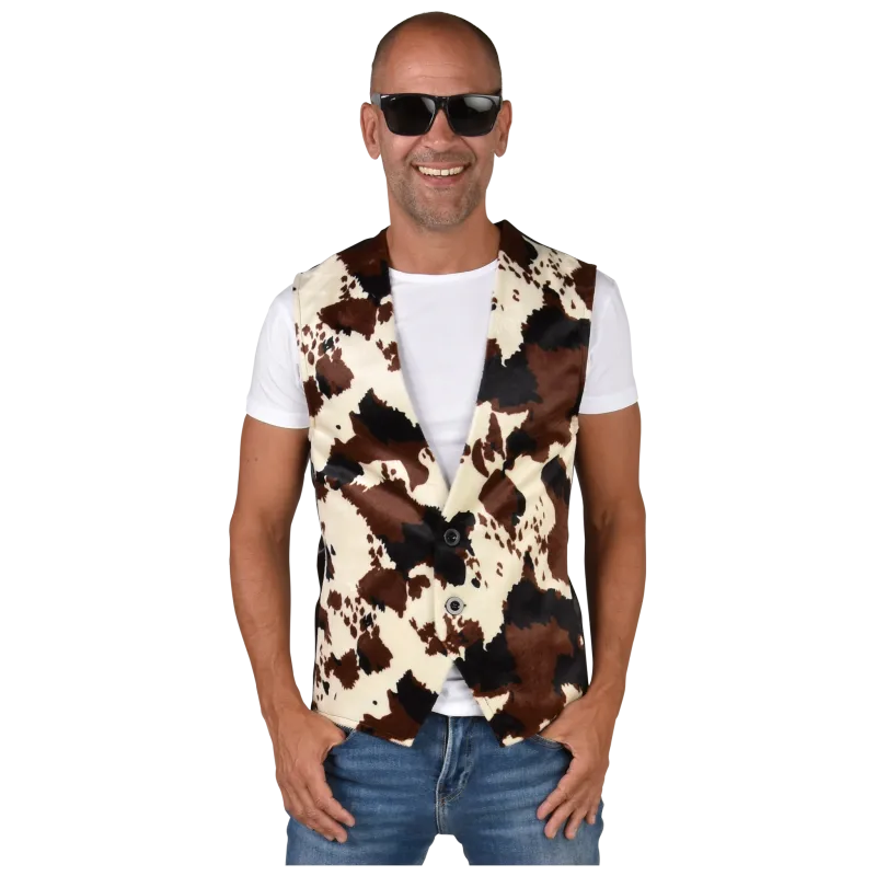 Gilet Koeienhuid Mannen