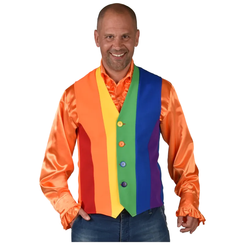 Gilet Regenboog Pride Mannen