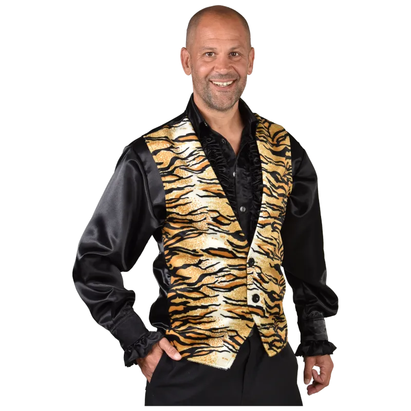 Gilet Tijgerprint Mannen