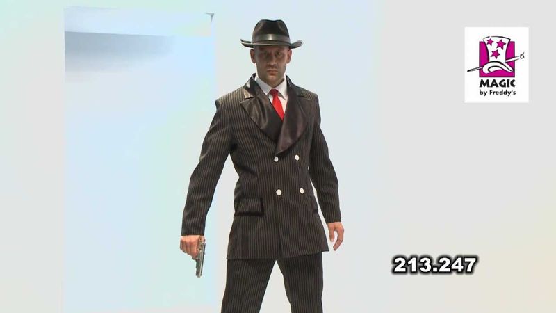 Jaren 20 Gangster Gatlin 2-dlg. Mannen