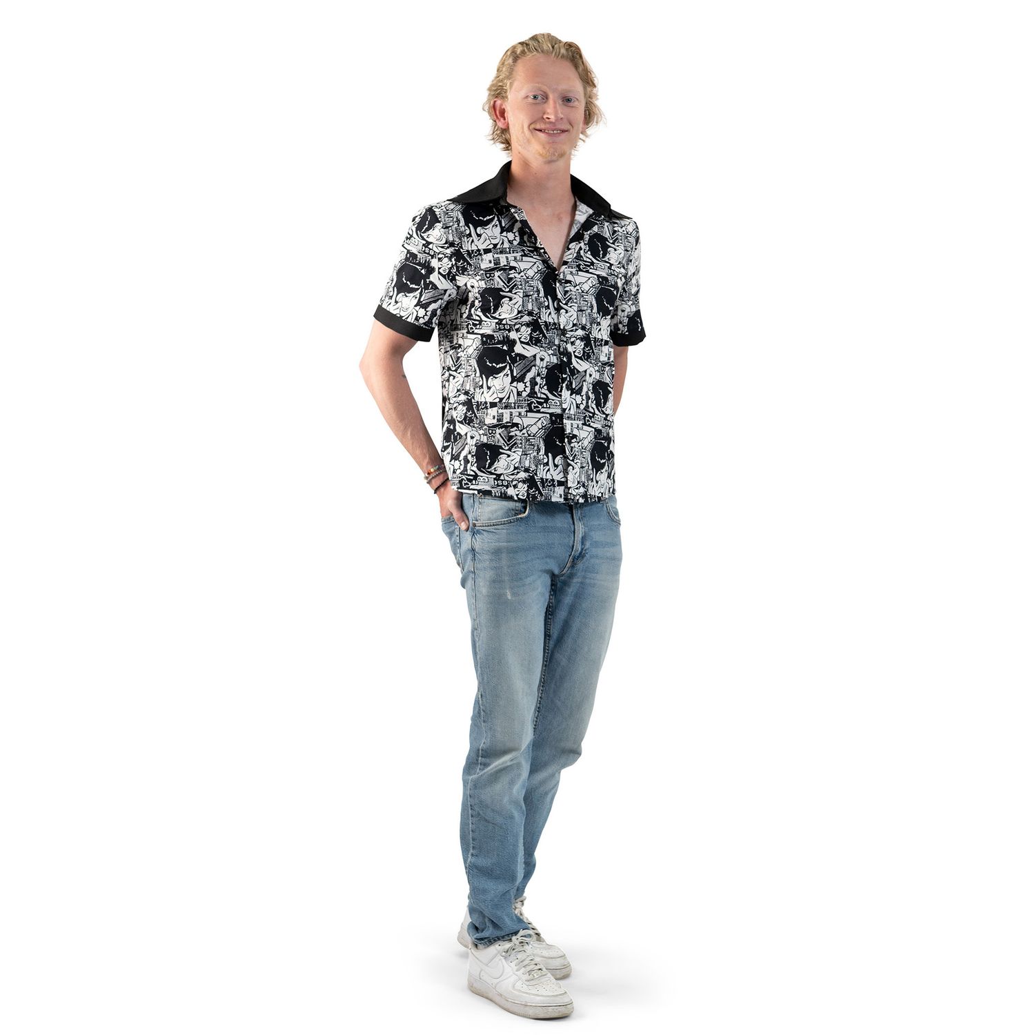 Hemd Rock'n Roll Action Figure Mannen Hemd Rock'n Roll Action Figure Mannen