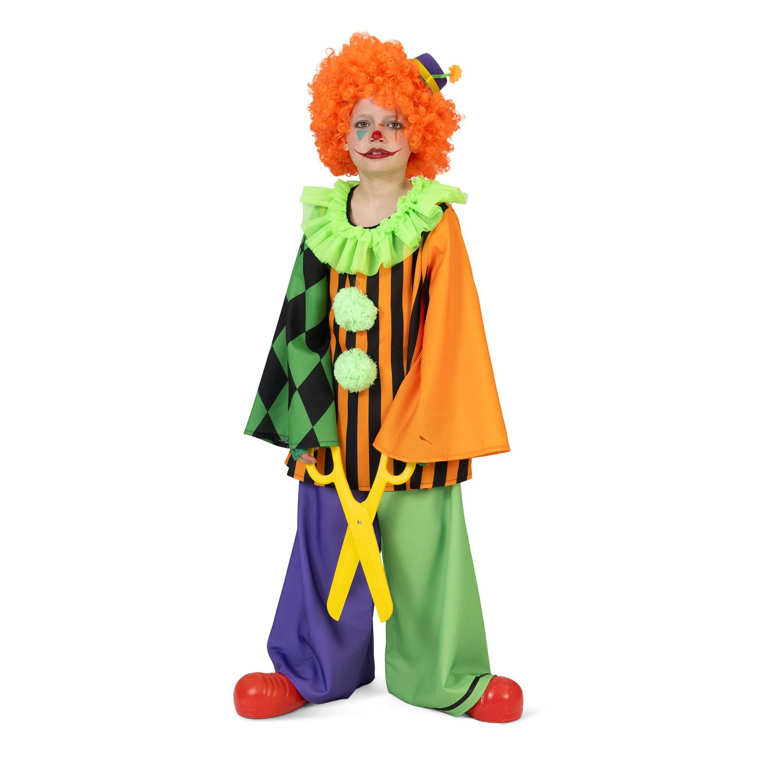 Clown Pierolino 3-dlg. Kinderen