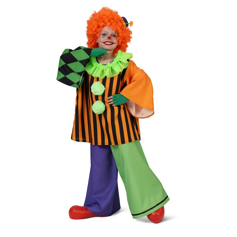 Clown Pierolino 3-tlg. Kinder