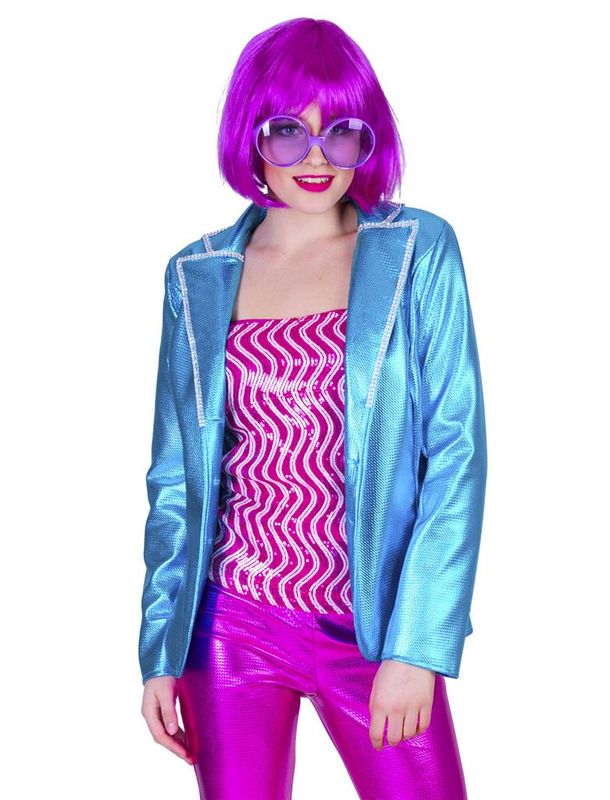 DiscoFever Jacke Blau Damen