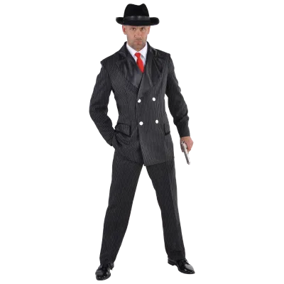 20er Jahre Gangster Gatlin 2-tlg. Herren