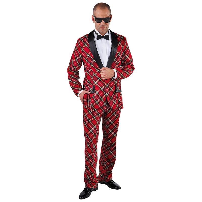 Anzug Rock the Clock Karro Rot