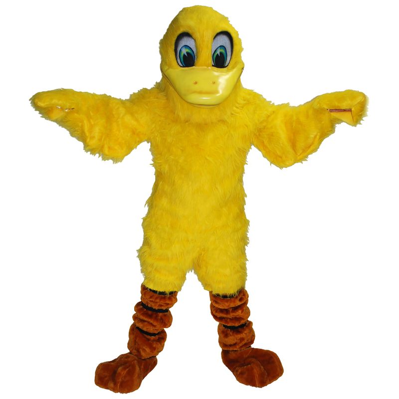 Maskottchen Gelbe Ente