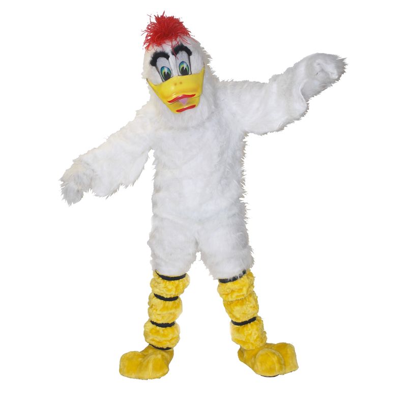 Maskottchen Weiße Ente