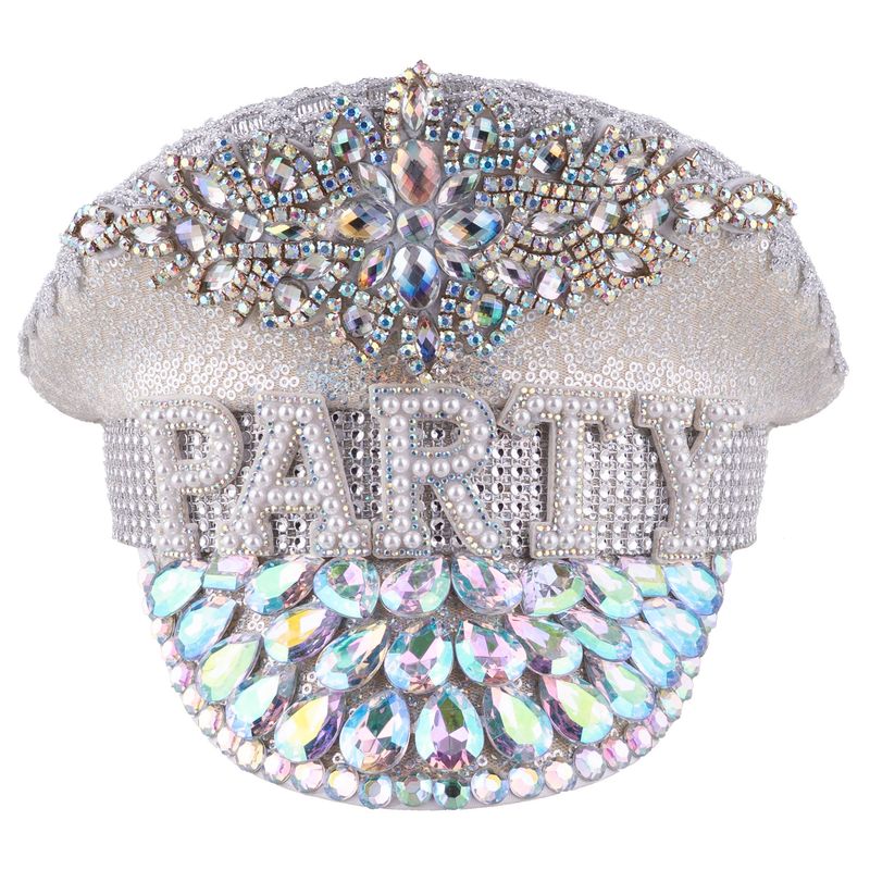 Partykappe mit Glitzer