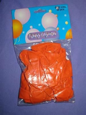 20 Ballonnen 22cm Oranje