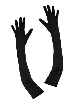 Handschoenen 33 cm zwart Handschoenen 33 cm zwart