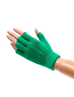 Handschoenen zonder vingers groen