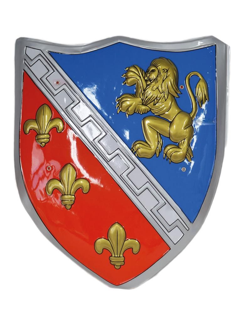 Ridderschild met leeuw 56cm