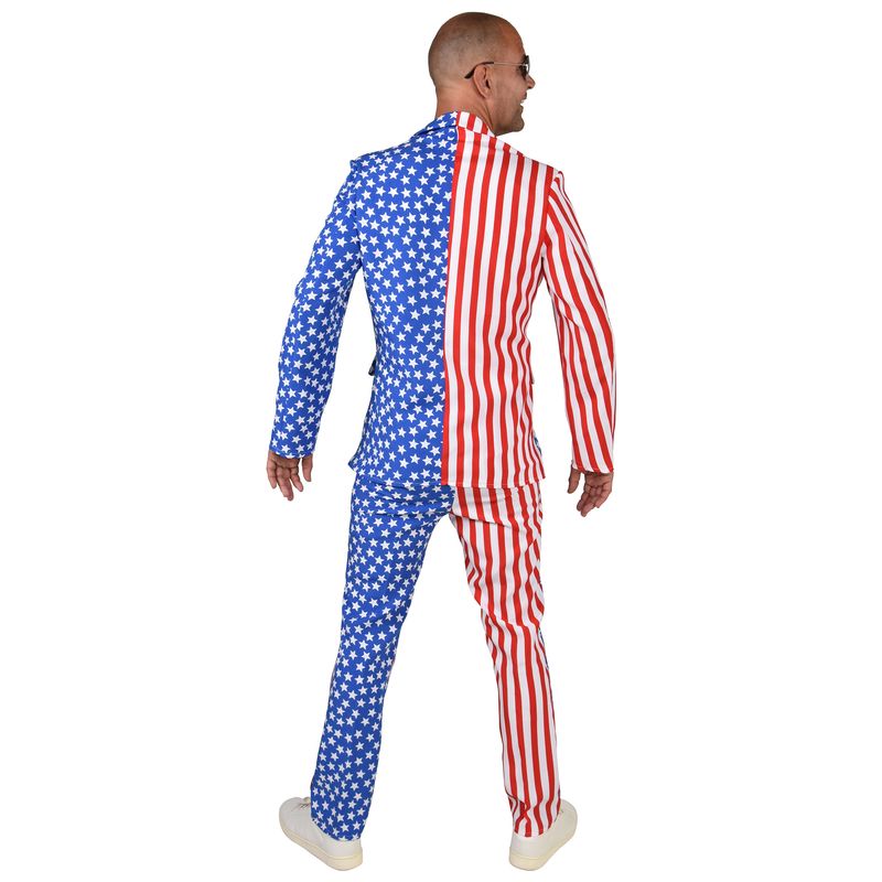 Kostuum Stars & Stripes Usa 2-dlg. Mannen