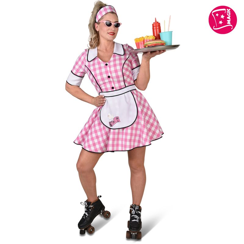 50er Jahre Dinner Kellnerin Kleid